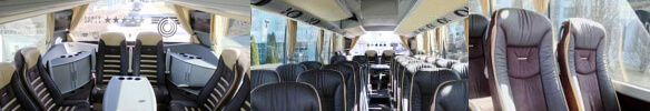 Setra S411 HD VIP Bus 30 Sitzer innenansicht